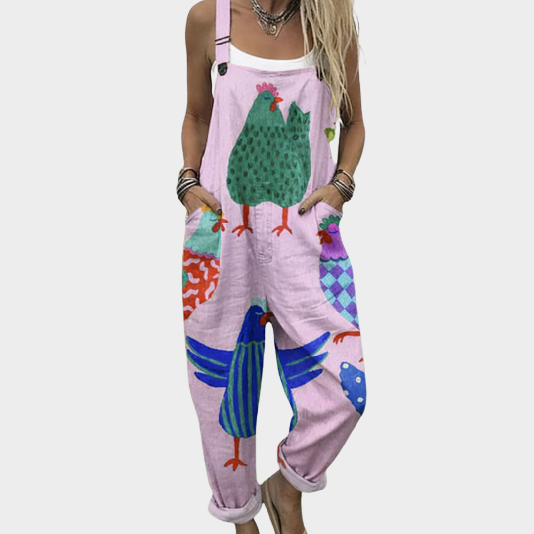 Komfortable Bedruckte Overalls