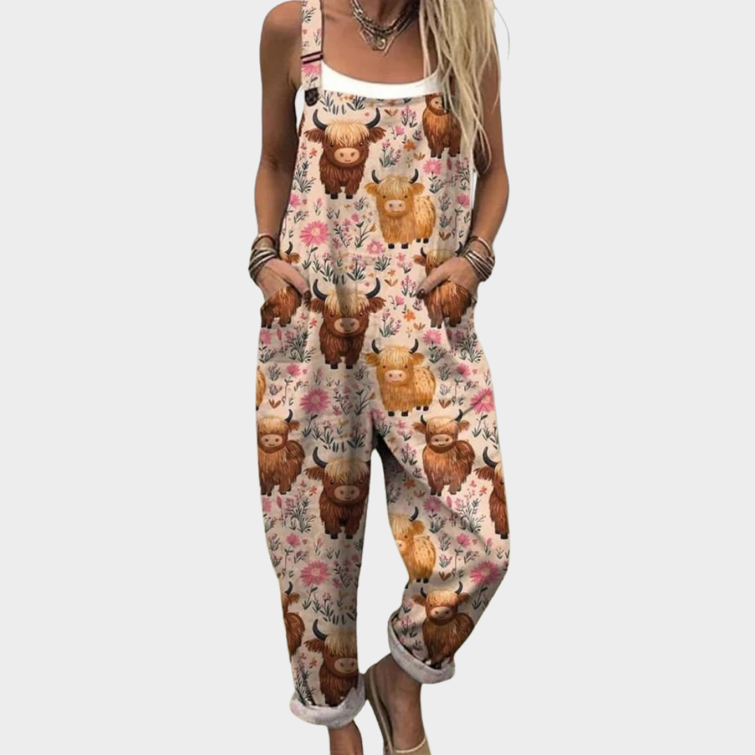 Bequeme Bedruckte Jumpsuits