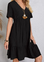Enora - Elegantes Kleid MIT Figurschmeichelnder Passform Für Den Bauch