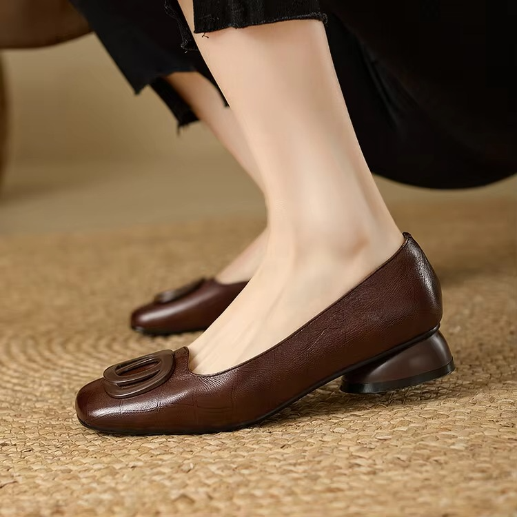 Opium Leder-Ballerinas