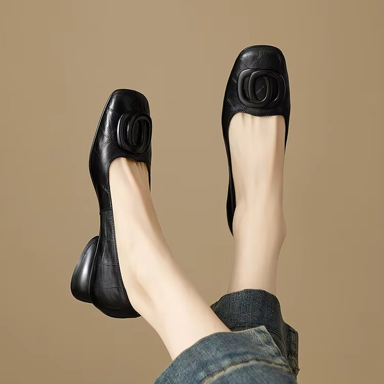 Opium Leder-Ballerinas