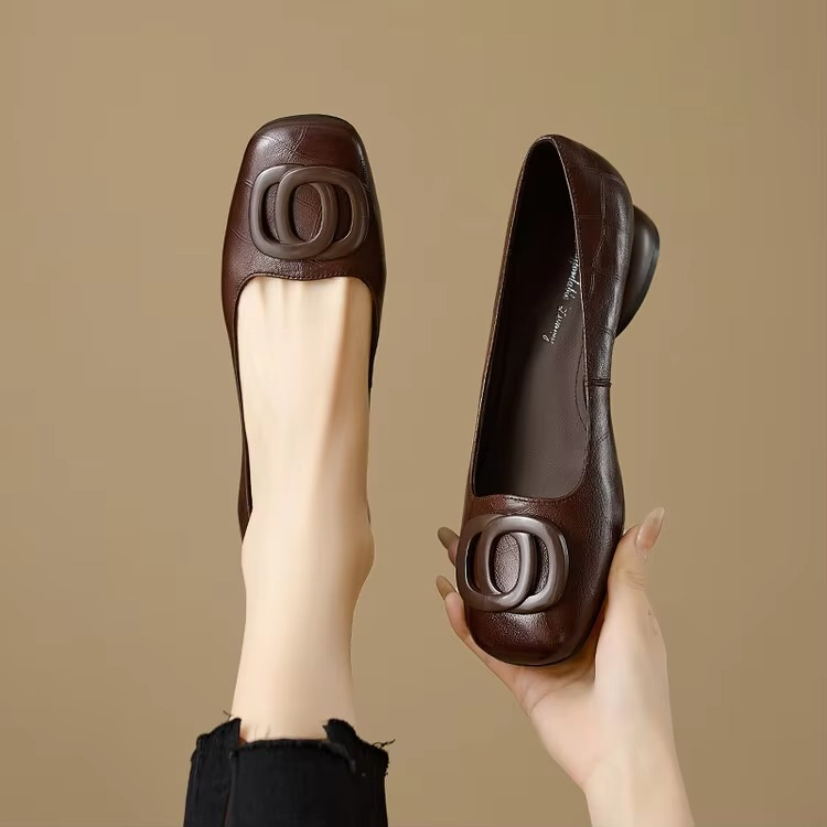 Opium Leder-Ballerinas