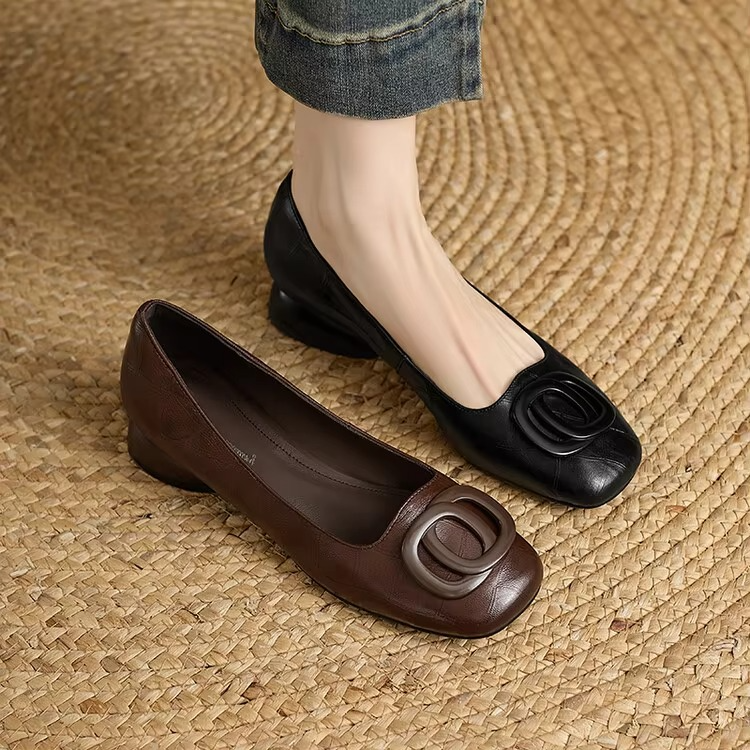 Opium Leder-Ballerinas