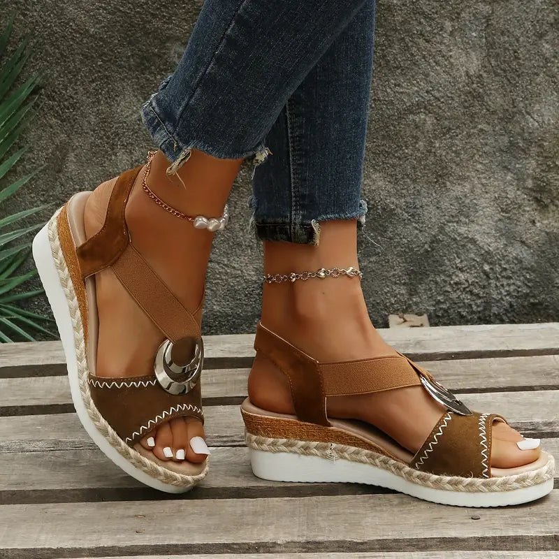 Myla – Elegante Plateau-Sandalen