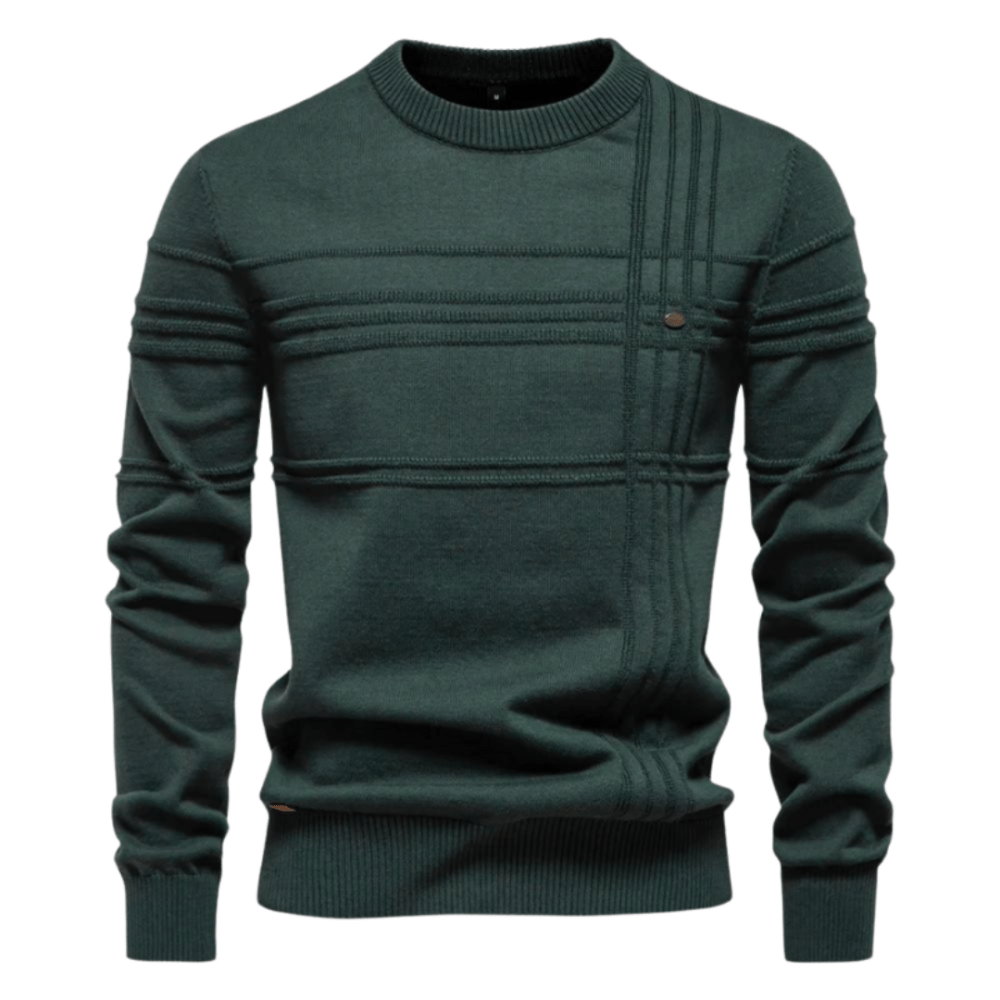 Burkhard | Eleganter Herrenpullover im Karodesign