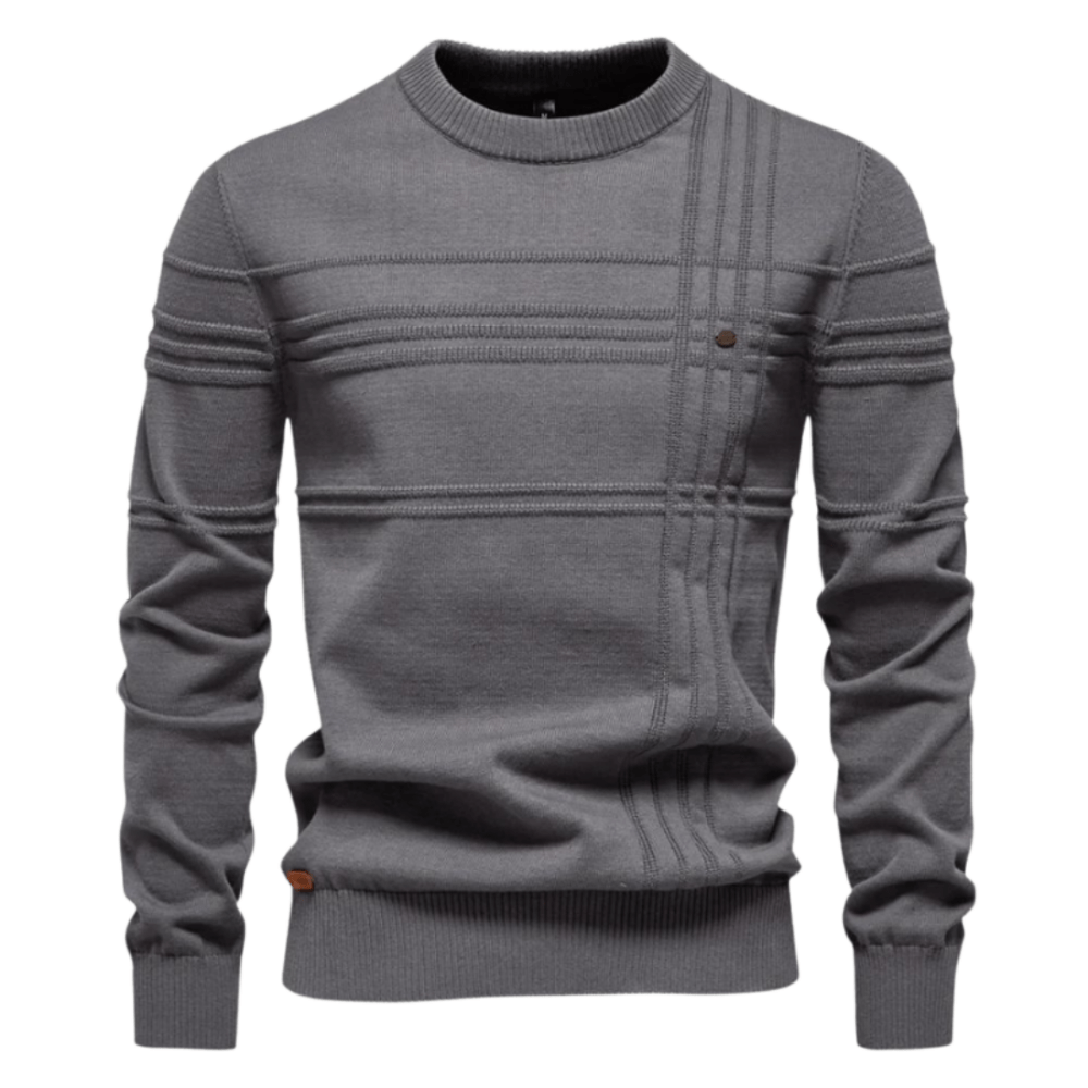 Burkhard | Eleganter Herrenpullover im Karodesign
