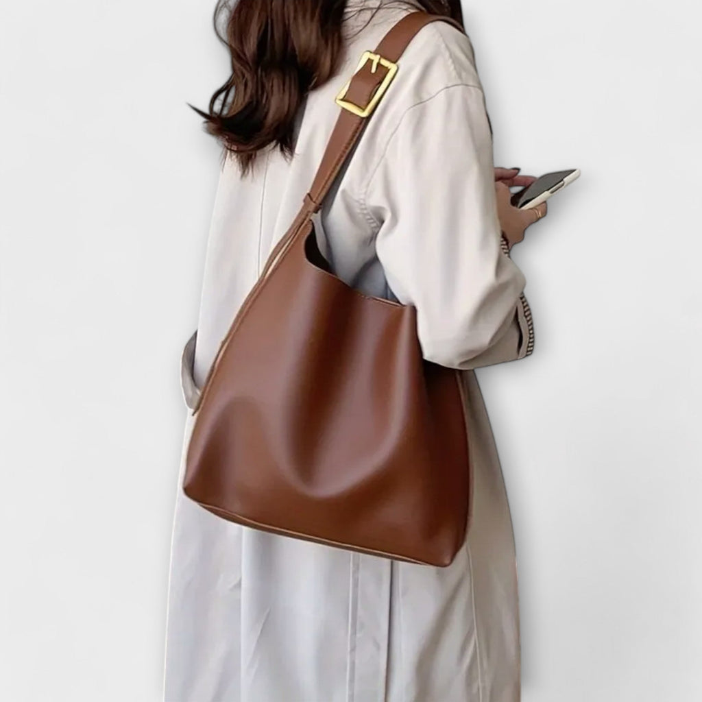 Olivia – Elegante Lederschultertasche