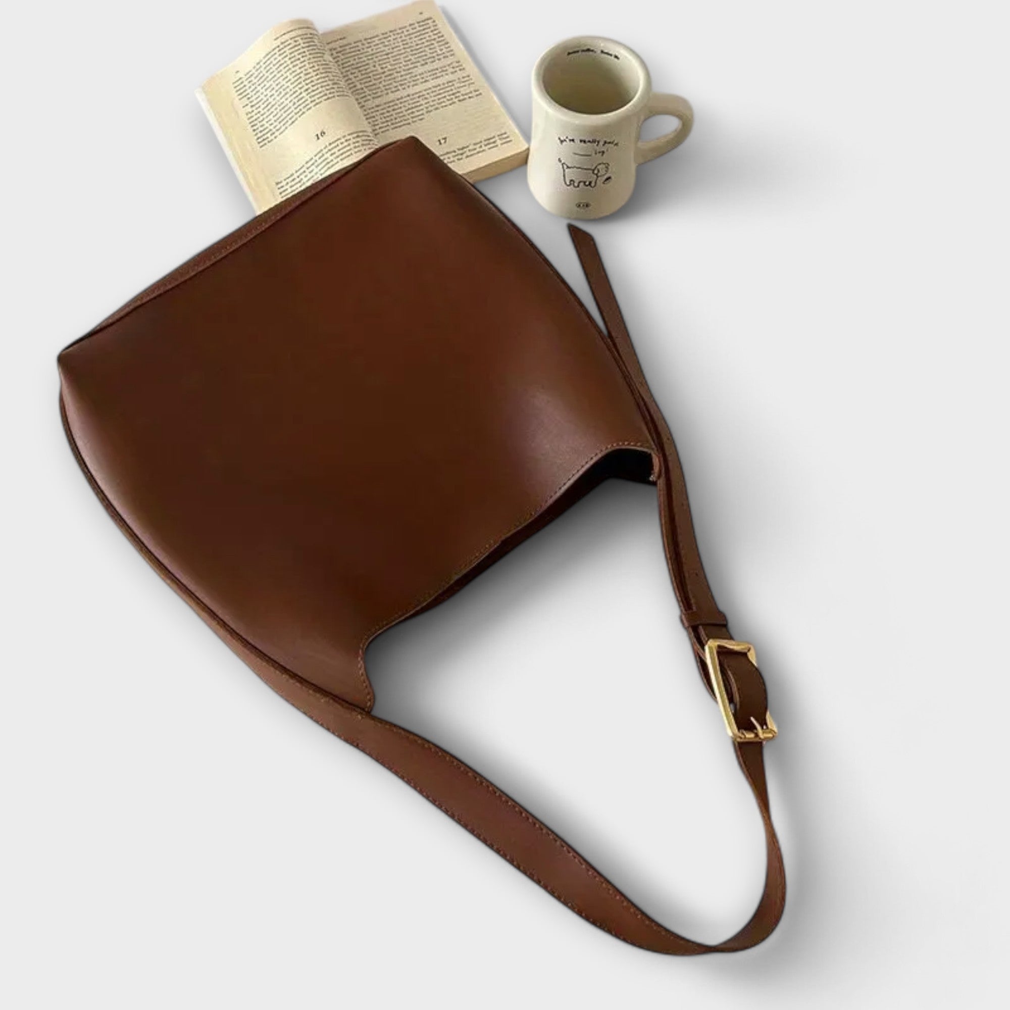 Olivia – Elegante Lederschultertasche