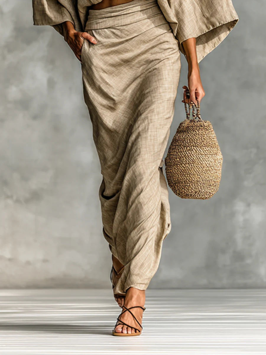 Faye – Flowing Two-Piece Set with an Elegant Skirt