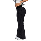 Damen High-Waist Stretch-Jeans