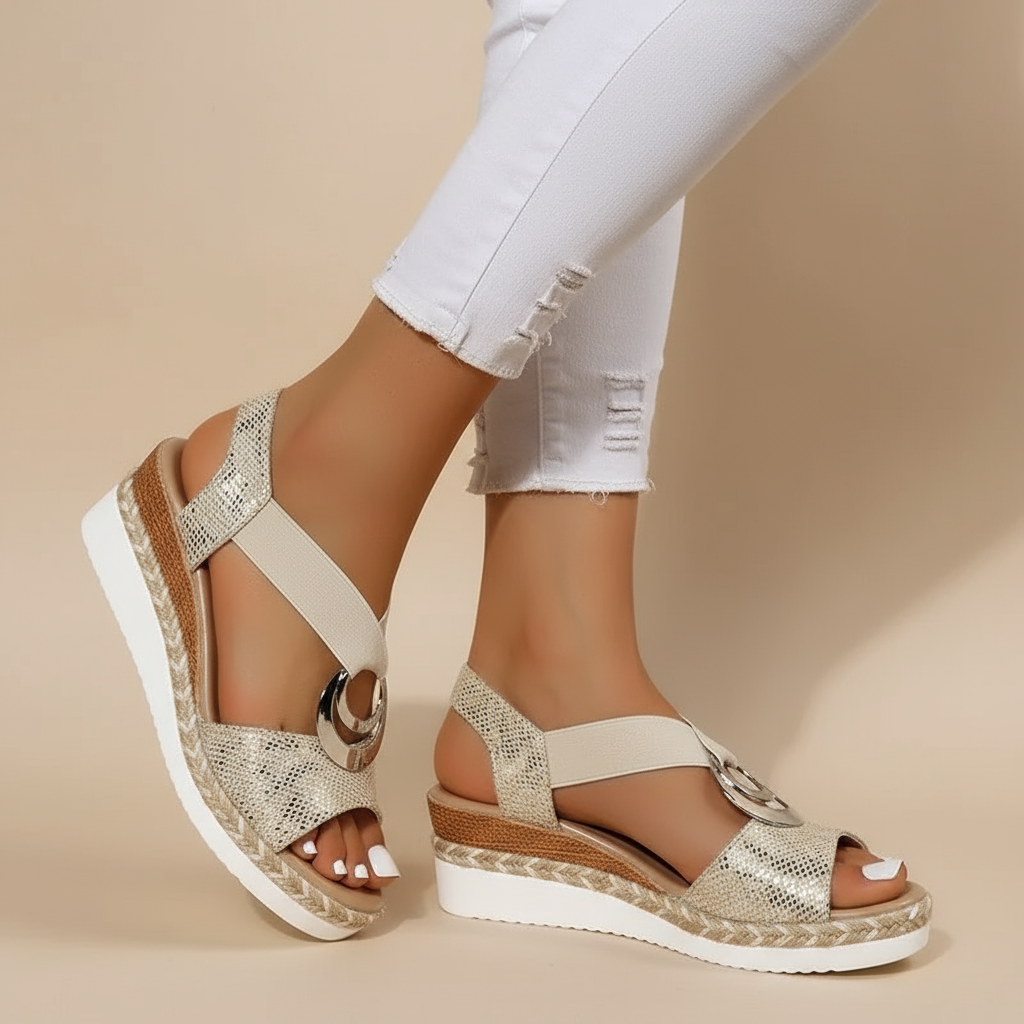 Myla – Elegante Plateau-Sandalen