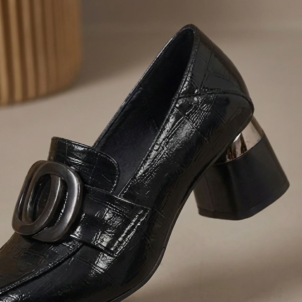 Valora Leder Loafer Fersen
