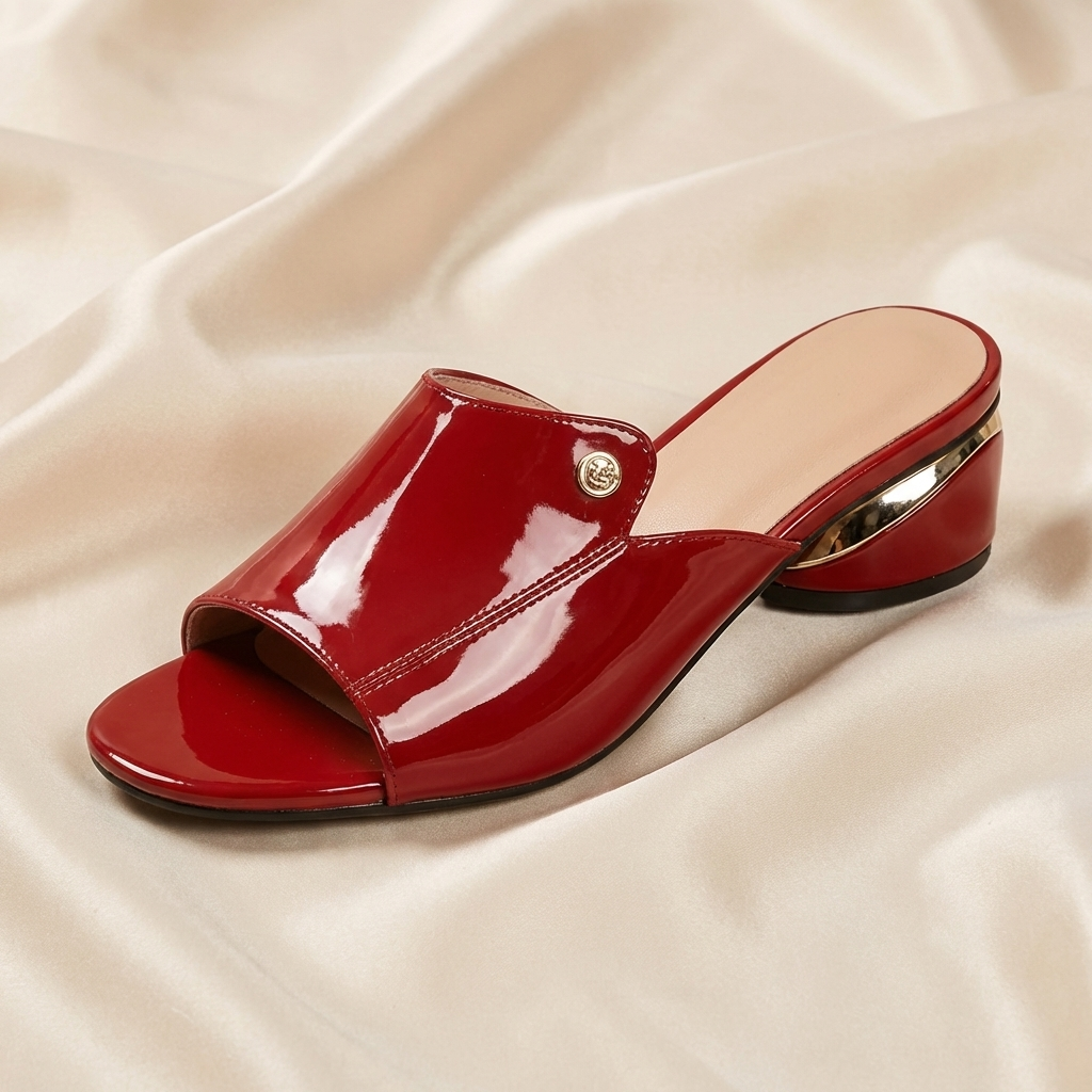 Sorella Patent Pantoletten mit Absatz