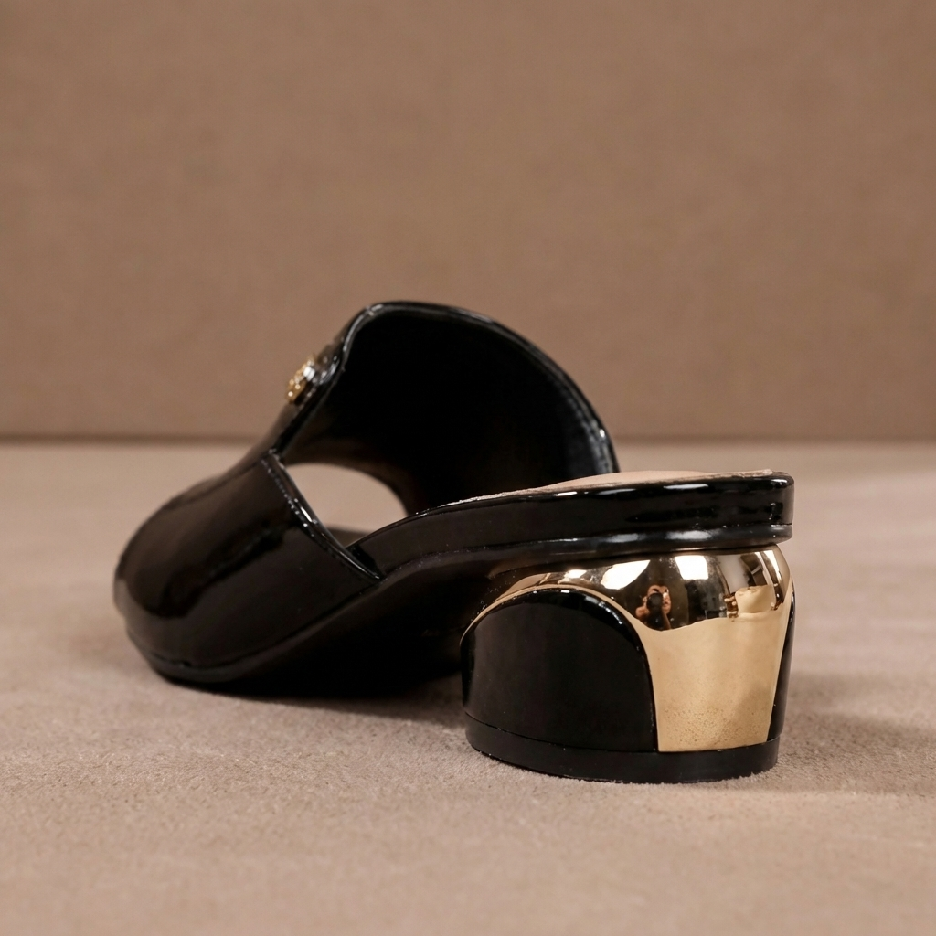 Sorella Patent Pantoletten mit Absatz