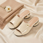 Sorella Patent Pantoletten mit Absatz