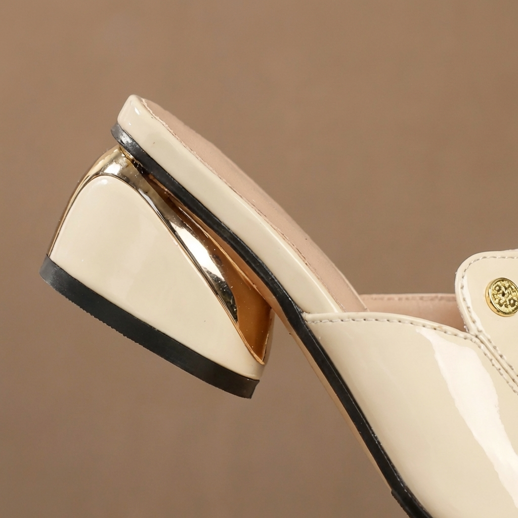 Sorella Patent Pantoletten mit Absatz