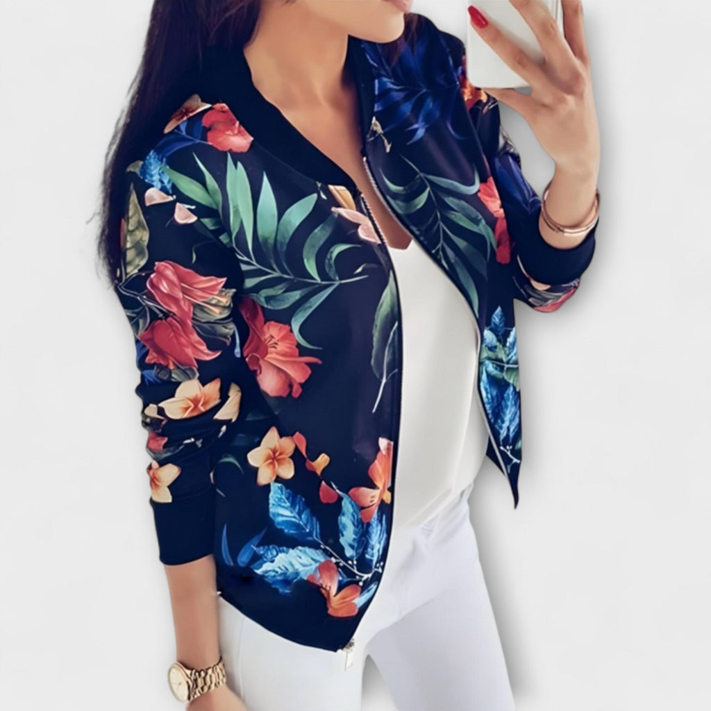 Ava™| Reißverschluss-Strickjacke