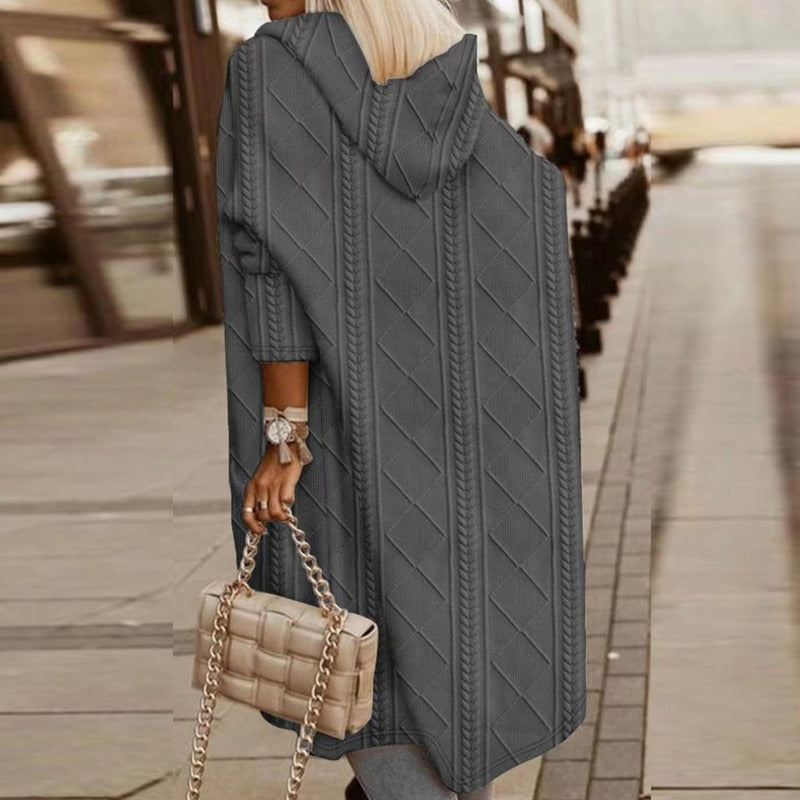 Johani™|Lange, warme Strickweste