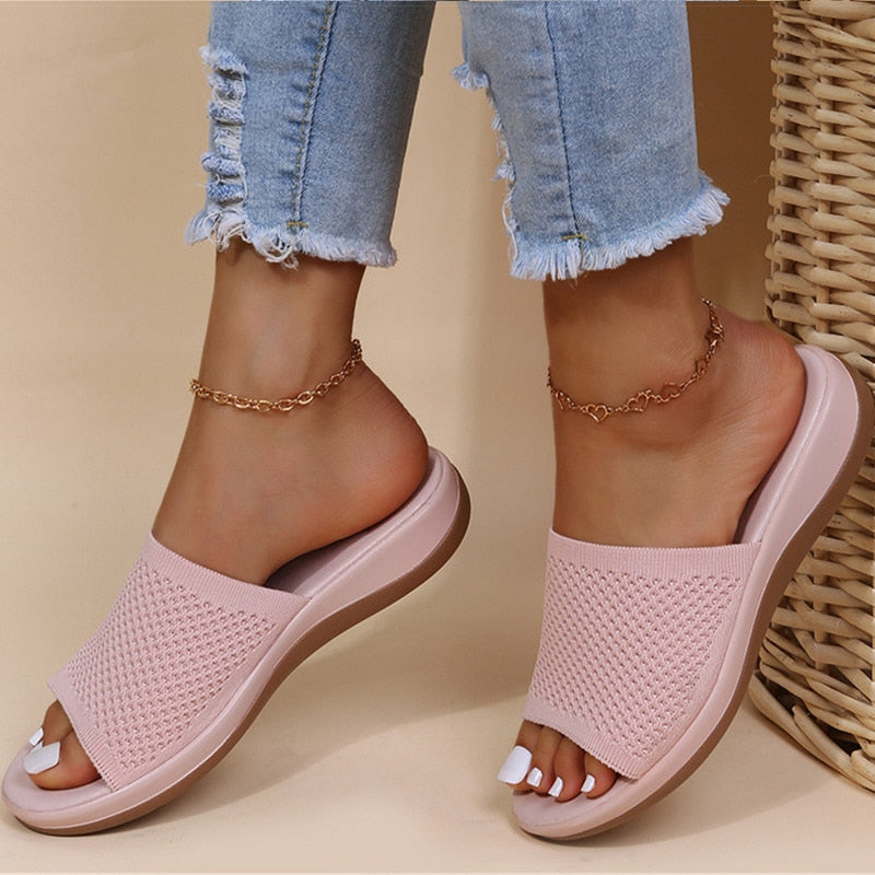 Elara™ | Gestrickte orthopädische Sandalen